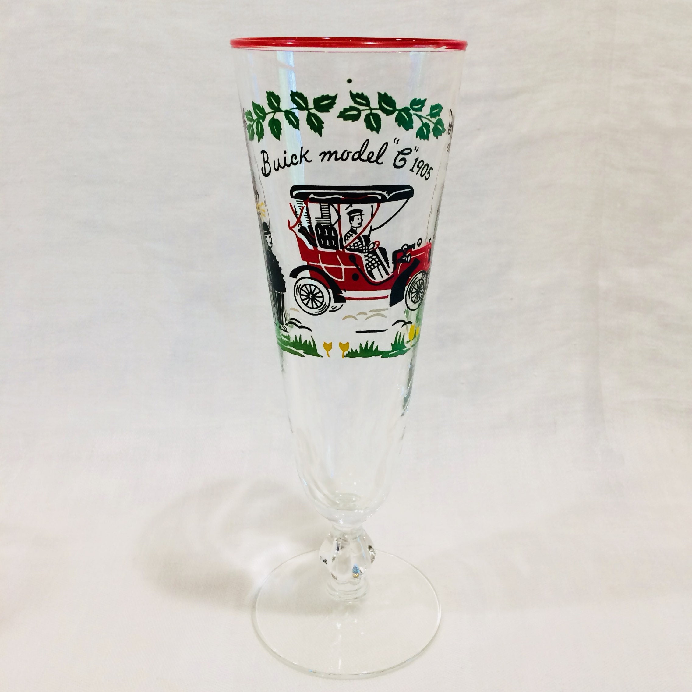 LIbbey Buick Model C 1905 Pilsner Glasses Set of 7 Beer Etsy