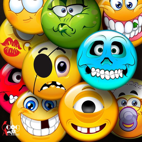 Bottle Cap Emoji Etsy