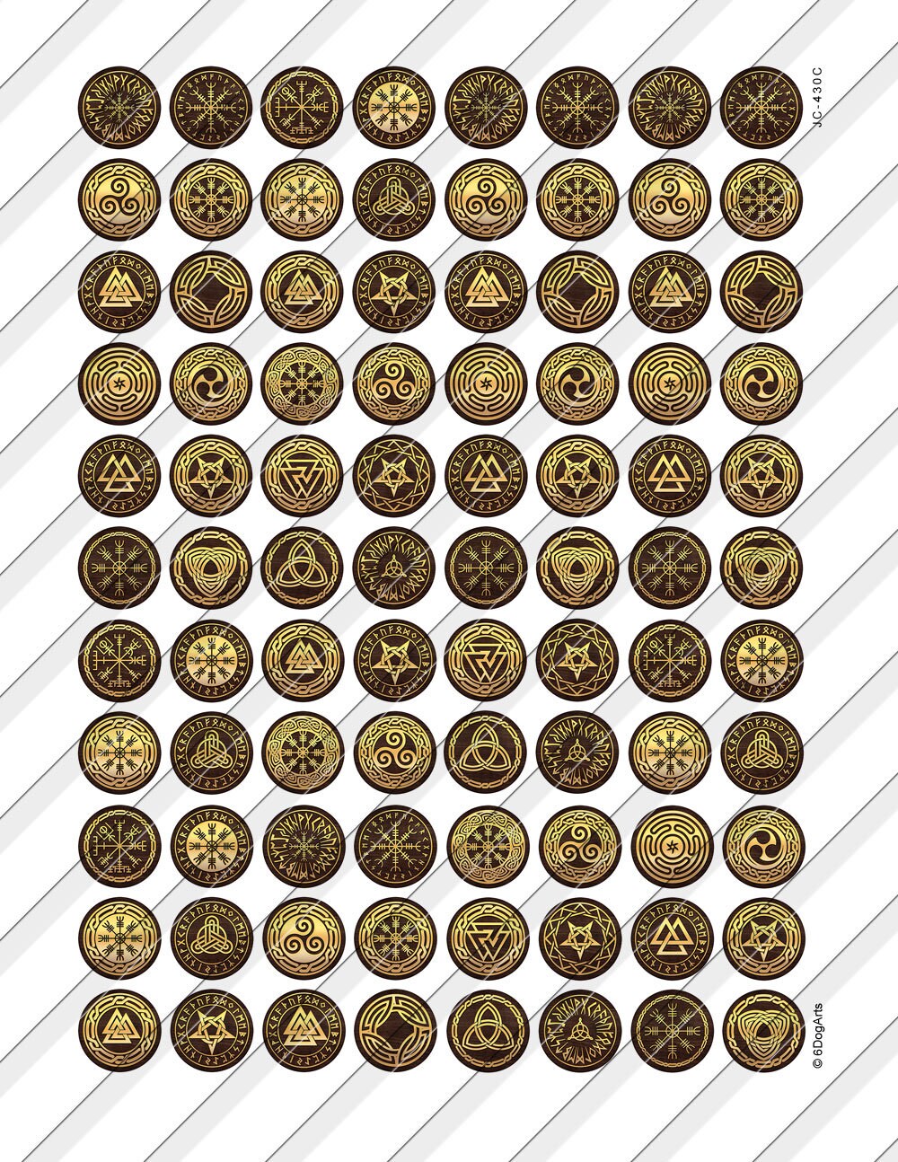Esoteric Occult Symbols Digital Collage Sheets Printable Download ...