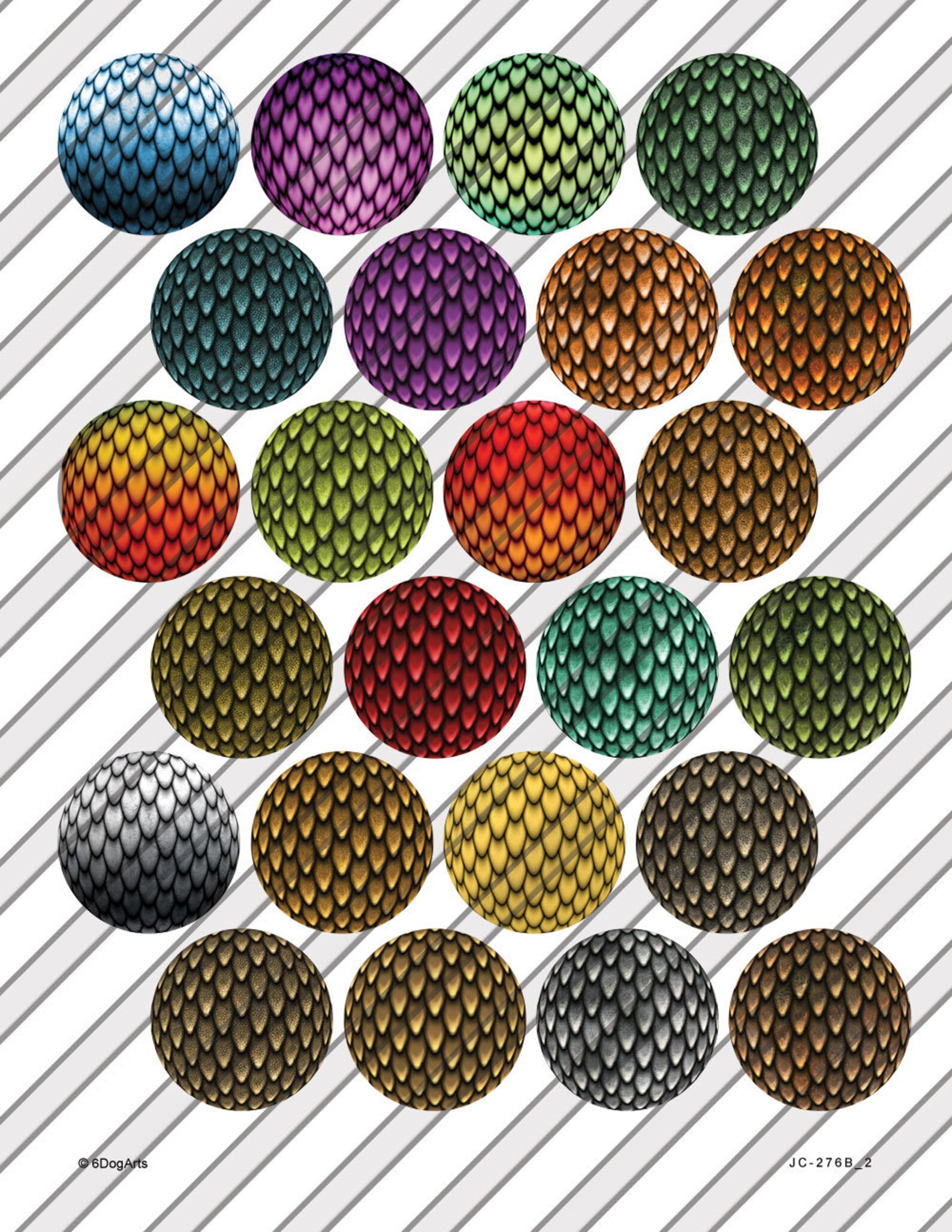 Dragon Scales Pattern Digital Collage Sheets Printable - Etsy