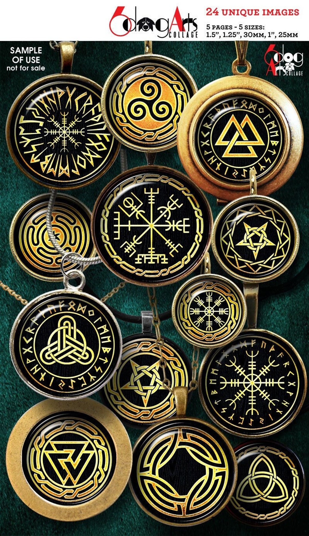Esoteric Occult Symbols Digital Collage Sheets Printable - Etsy