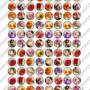 Old Postcard Digital Collage Sheets Printable Downloads Earrings ...