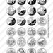 US State Coins Digital Collage Sheets Printable Downloads for Bottle ...