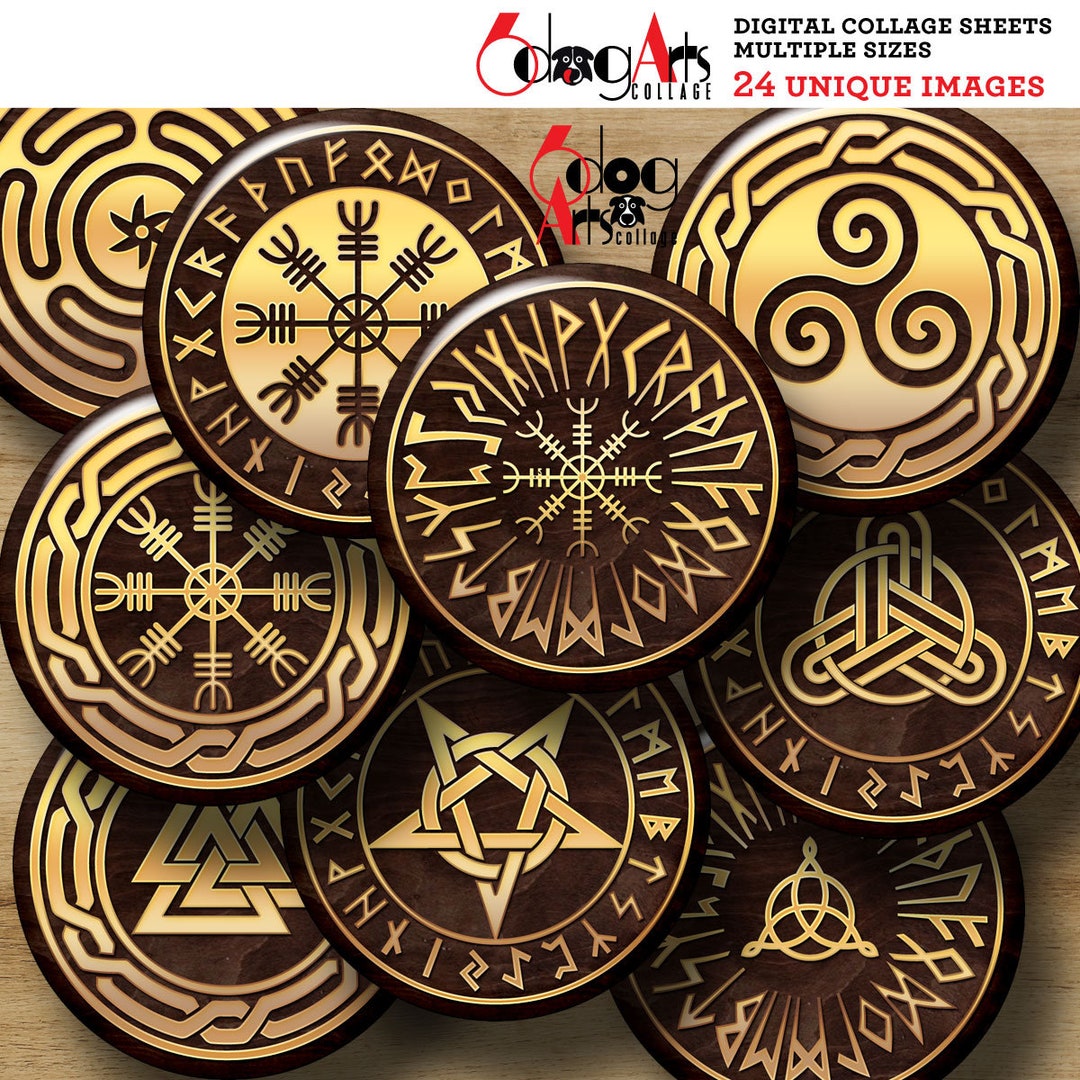 Esoteric Occult Symbols Digital Collage Sheets Printable Download ...