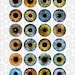 Doll Eye Digital Collage Sheets Printable Irides Download Bottle Caps ...