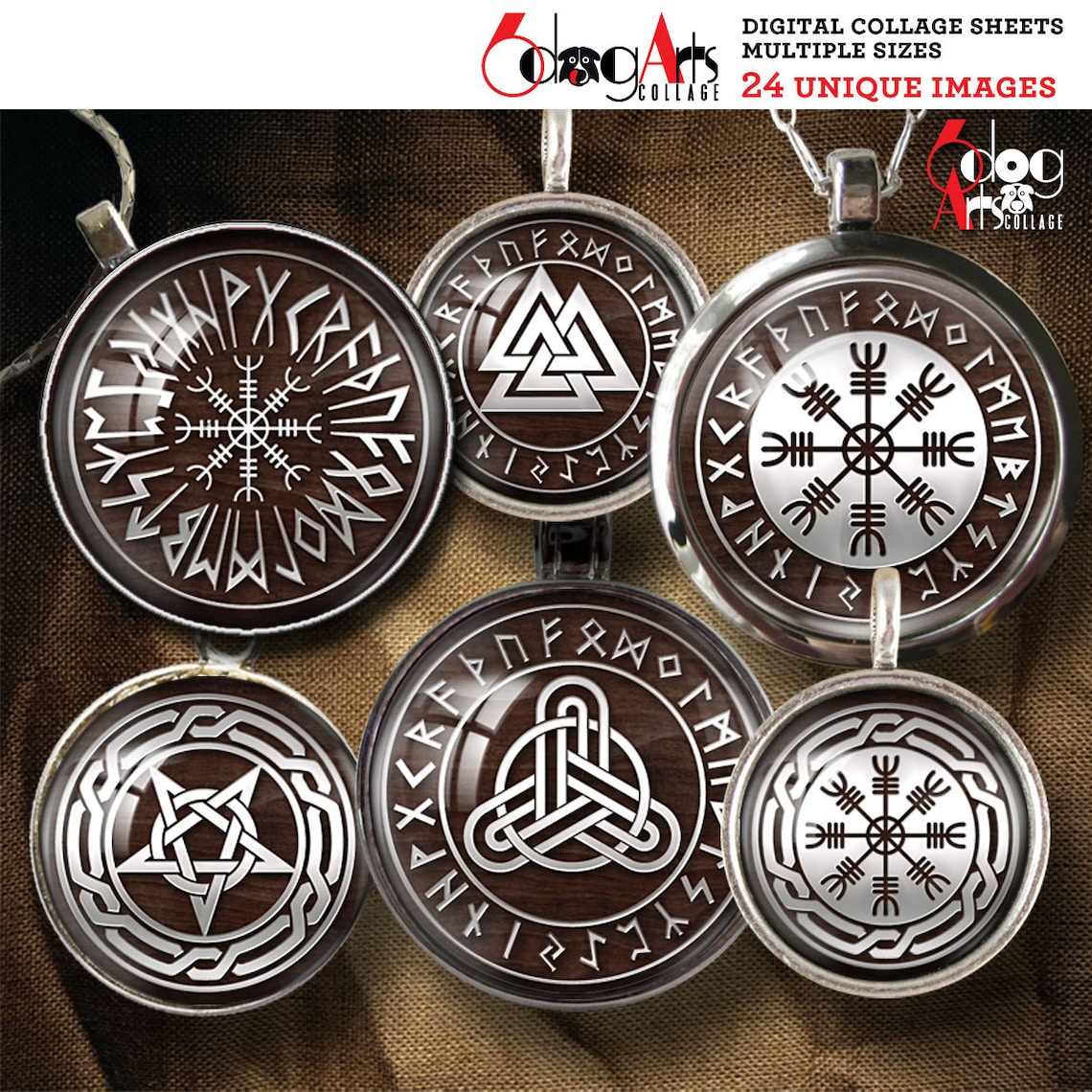 Esoteric Occult Symbols Digital Collage Sheets Printable Downloads for ...