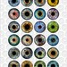 Doll Eye Digital Collage Sheets Printable Irides Download Bottle Caps ...