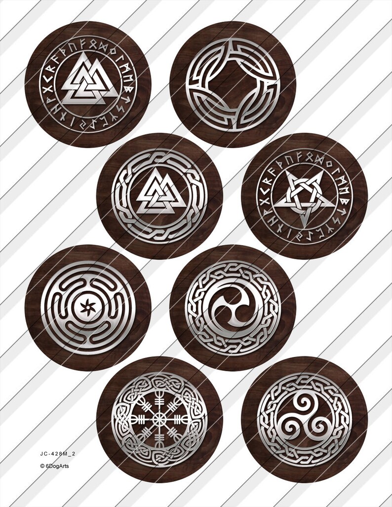Esoteric Occult Symbols Digital Collage Sheets 2.625 - Etsy