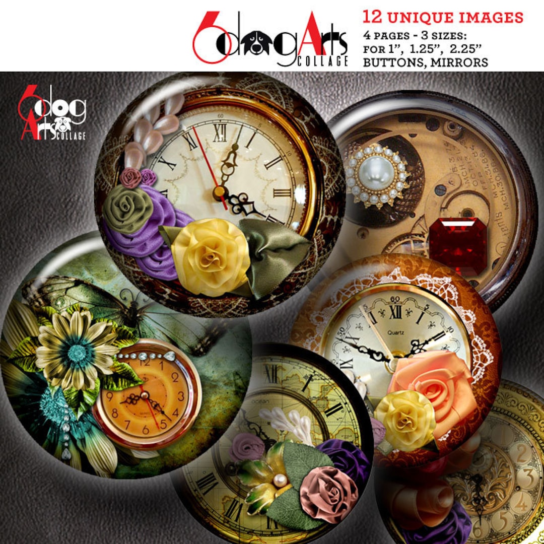 Memories Digital Collage Sheets Printable 2.625