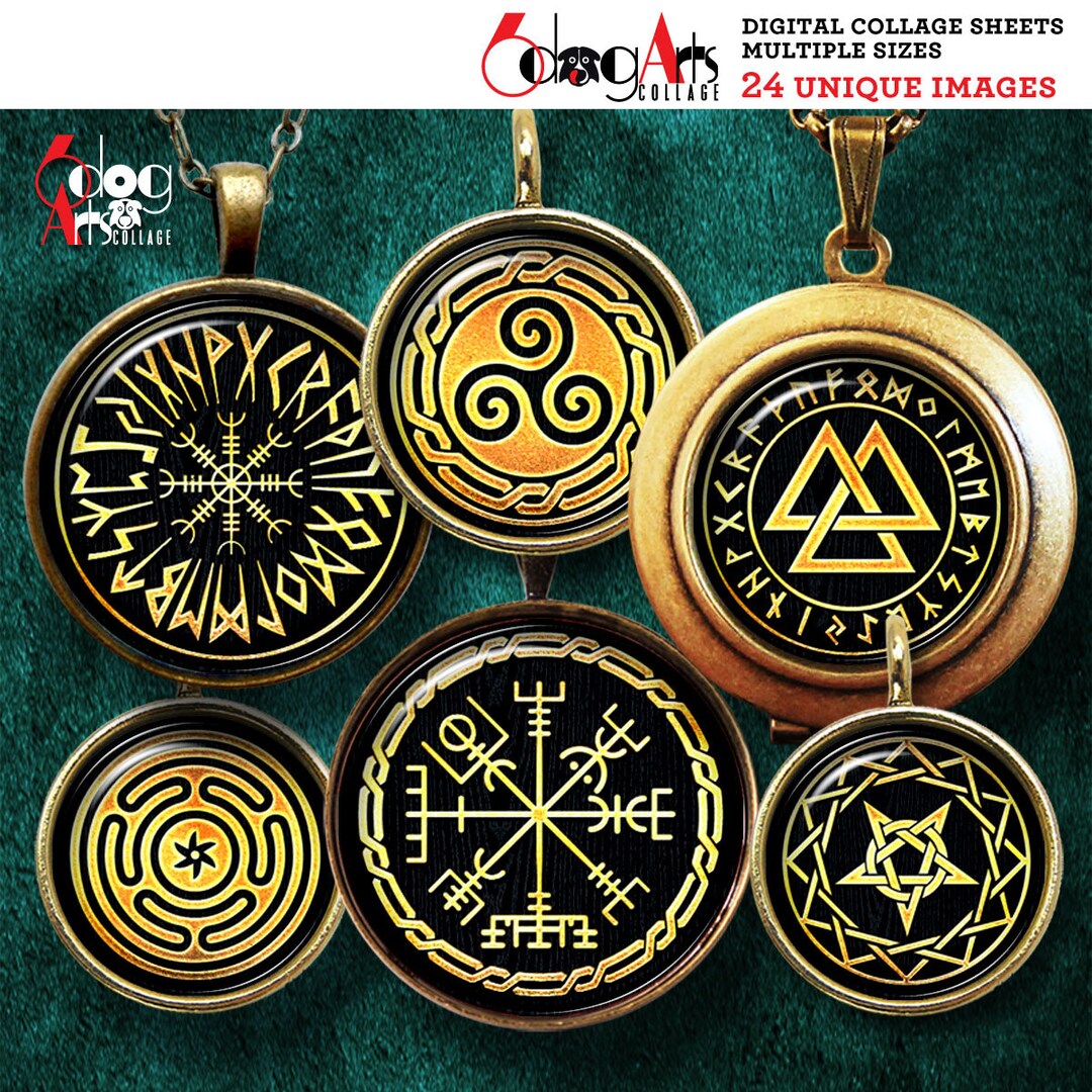 Esoteric Occult Symbols Digital Collage Sheets Printable Downloads for ...