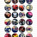Retro Car Digital Collage Sheets Printable Downloads for Pendants ...