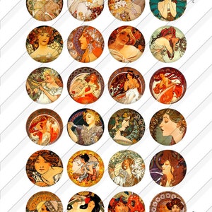 Alphonse Mucha Digital Collage - Il 300x300.1416455551 S3dd 