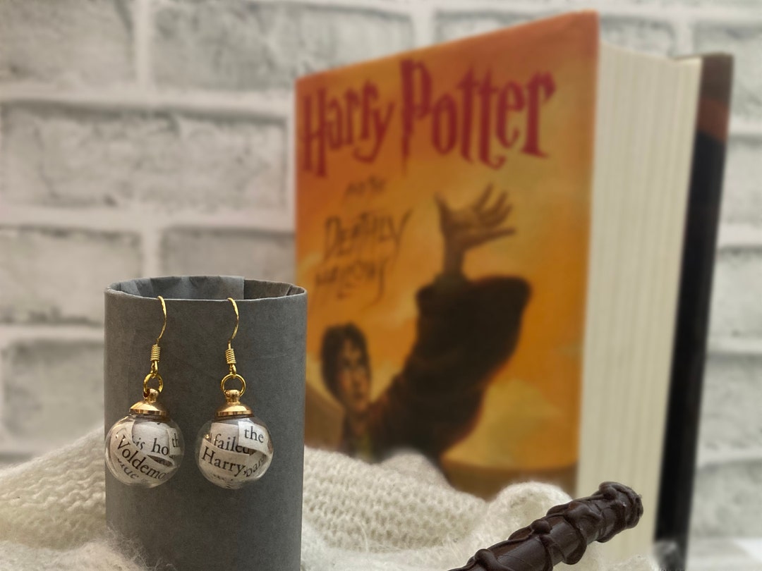 Harry Potter Jewelry for Book Lover Harry Potter Earrings for Book