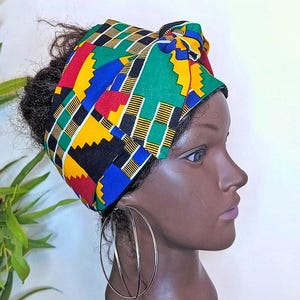 SATIN lined headwrap.