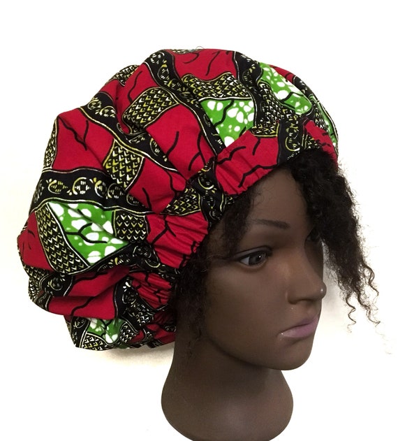 African Print Bonnet Luxury Bonnet For Natural Hair Handmade Etsy