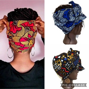 Afroamerikaner Kente Tuch Head Wrap Schwarze Frau Autositzbezüge