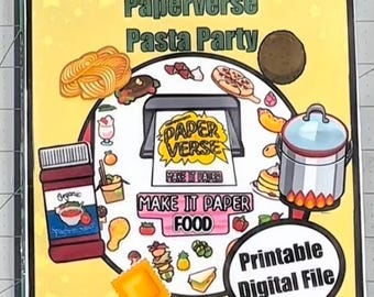 PaperVerse Pasta Party Cook in a Book