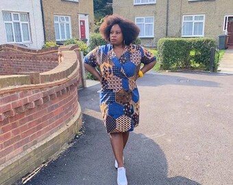Ankara Blazer dress available in size 8  to 24
