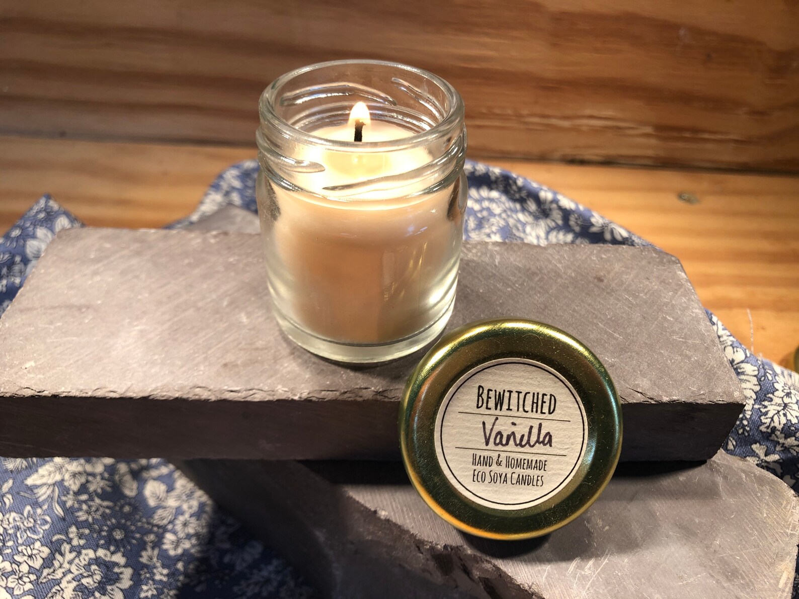 Vanilla Small Candle Jar, Jar Candle, House Warming, Cute Candle Etsy UK