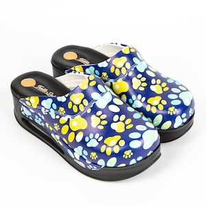 Colorful Paws Design  Women&#39;s Comfy Clogs