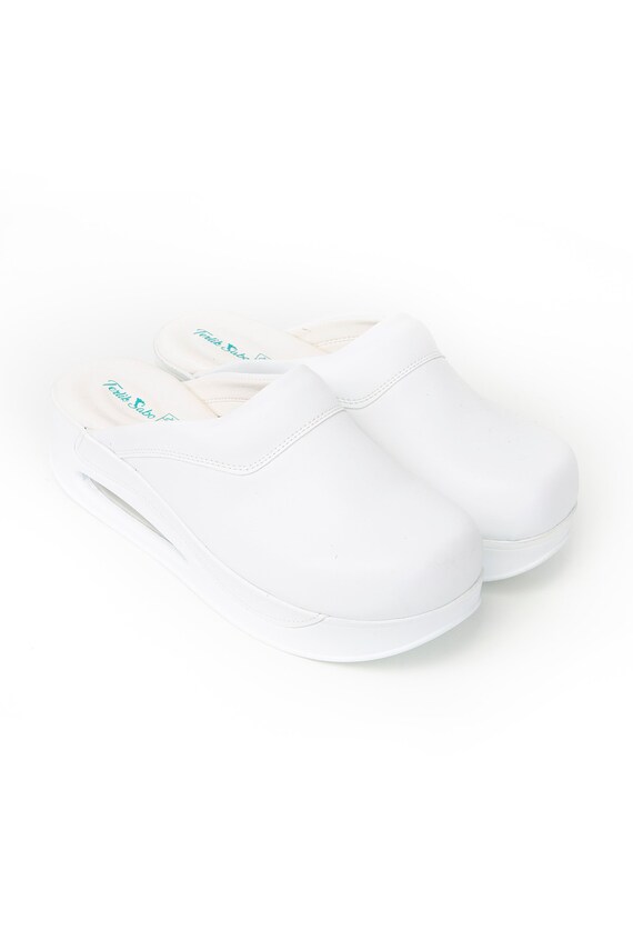cheap white nursing clogs