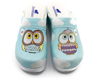 Blue Owl Design Women's Comfy Clogs