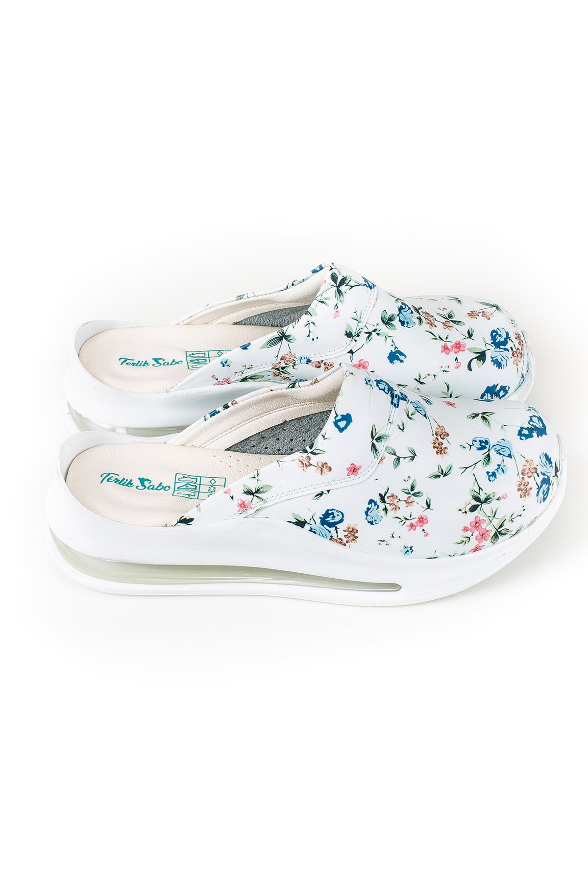 floral nursing clogs