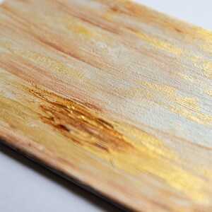 Original Hand-Painted Board Canvas Acrylic Painting Abstract Modern Minimalist Home Decor Art
