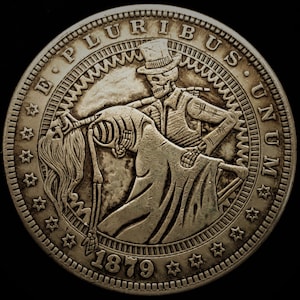 HOBO Coin/Fantasy Art/ Collectable Hobo Dollar/Challenge Coin *Undead Series * The Last Dance