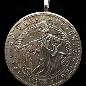Coin Pendant/ Hobo Coin/ Fantasy Art "The Last Dance"  * HOBO Dollar