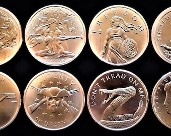 Copper Rounds - Etsy