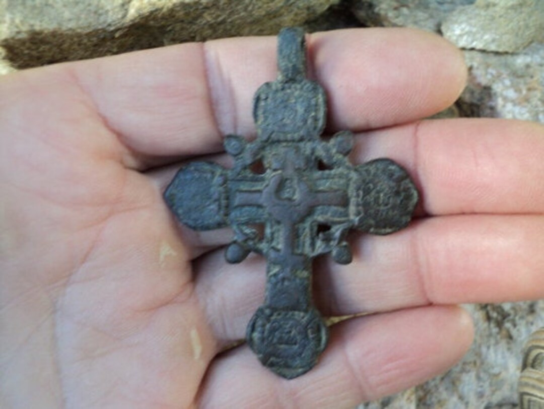 8 Great Cross Bronze Artifact Christianity Jesus Native Etsy