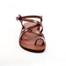 Brown Leather Sandals, Jesus sandals, Greek sandals, Strappy Sandals For Women and Men 