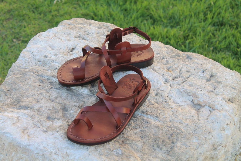 Leather Jesus Sandal for Men FREE SHIPPING Etsy
