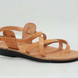 Greek Handmade Roman Leather Sandals for Men Jesus Sandals - Etsy