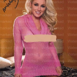 Michelle Baena Fotoherdruk - Playboy Cover Model 1995 - Vintage Glamour - Handtekeningreproductie - Collectibles uit de jaren 90 - Vintage Collectible