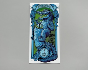 Big Cypress New Year's Eve 1999-2000 Alligator After Midnight Vinyl Sticker
