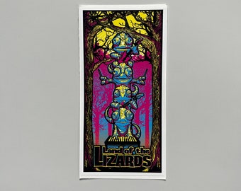 Land Of Lizards Totem Vinyl Stickers