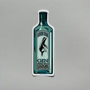 Orange Beach Bathtub Gin Vinyl Sticker