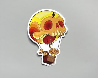Lost Sailors Air Balloon Vinyl Sticker