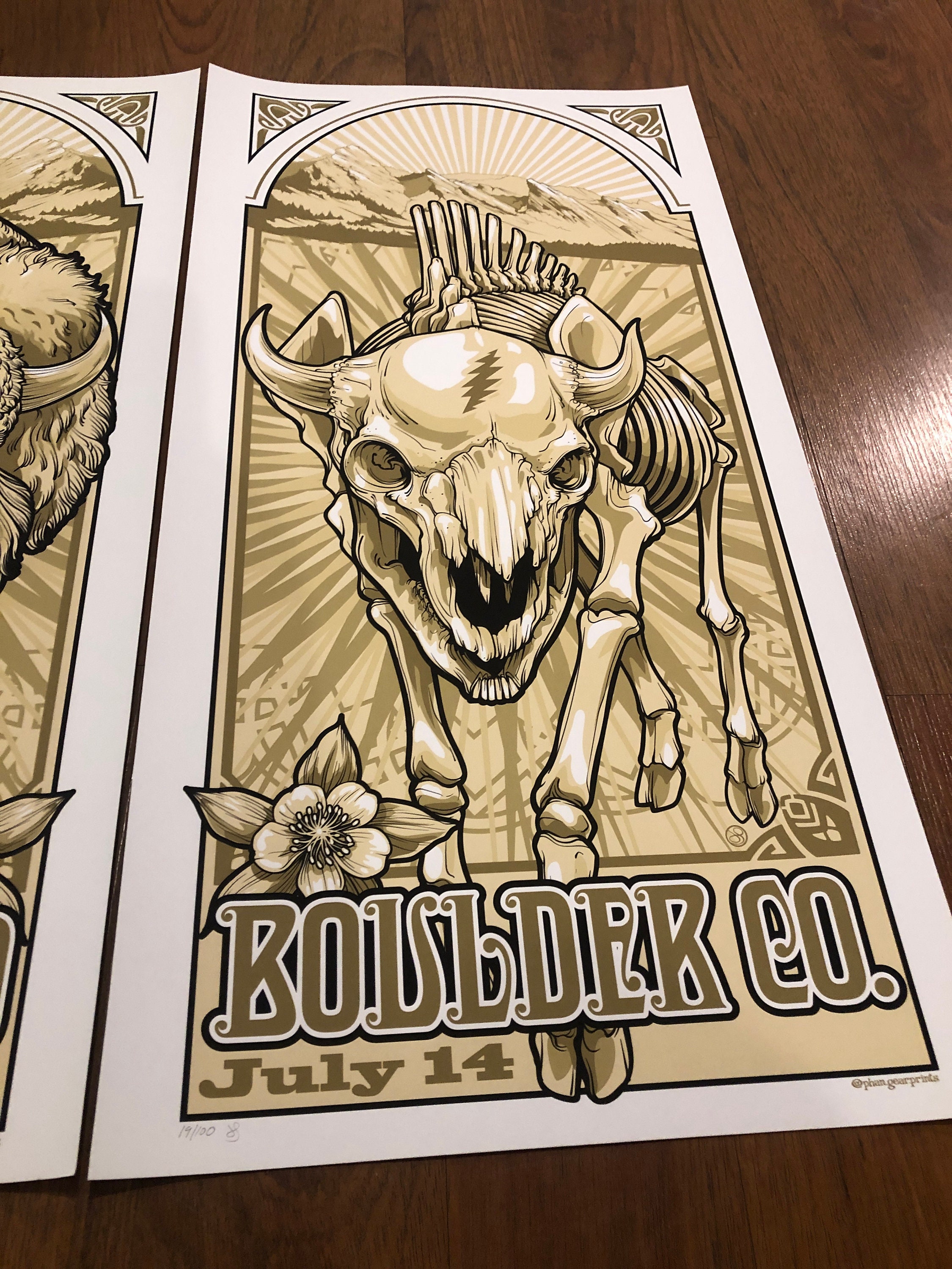 Dead and Company 2018 Folsom Field prints Etsy