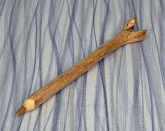 Pen Made From a Beaver-Chewed Stick