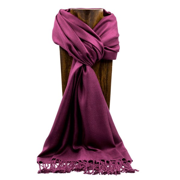 Pashmina, Scarf, Shawl Wine or Any Solid Color