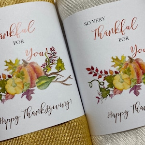 Thanksgiving  Gift Tag or Band. To Have and to Hold Tag. In case you get cold Tag