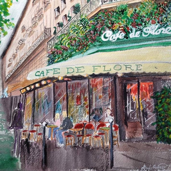 Cafe de Flore Limited Print