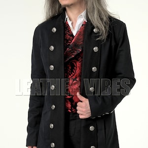 Double Breasted Military Long Trench Coat
