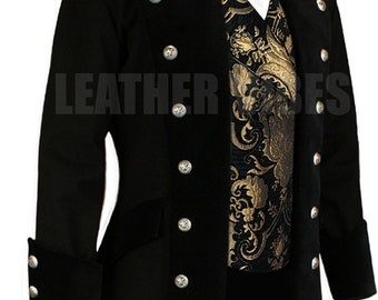 18th Century Coat Military Tunic Cotton Jacket