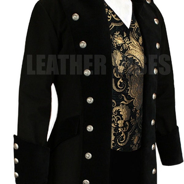 18th Century Coat Military Tunic Cotton Jacket