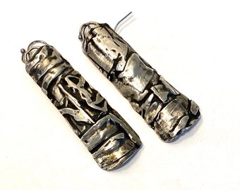 Fused Sterling Silver Earrings