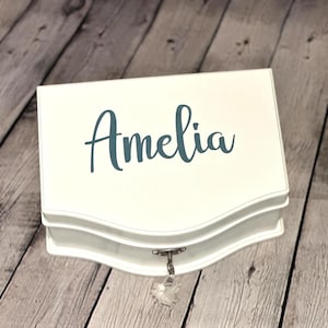 Joyero musical grande personalizado con bailarina. Nuevo y lujoso estilo. Disponible en diferentes colores.